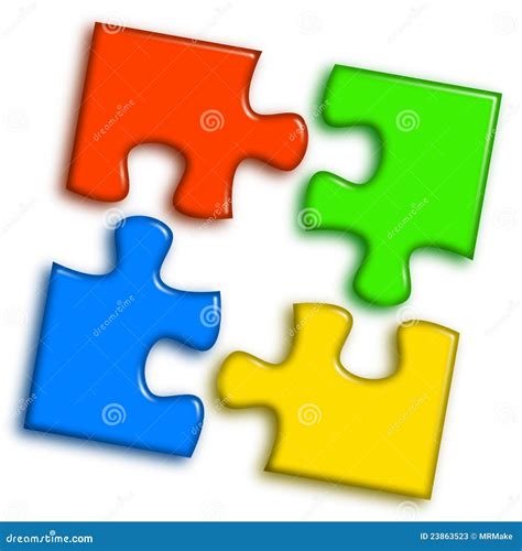 Logo Puzzle 2 Stock Illustration Illustration Of Logo 23863523