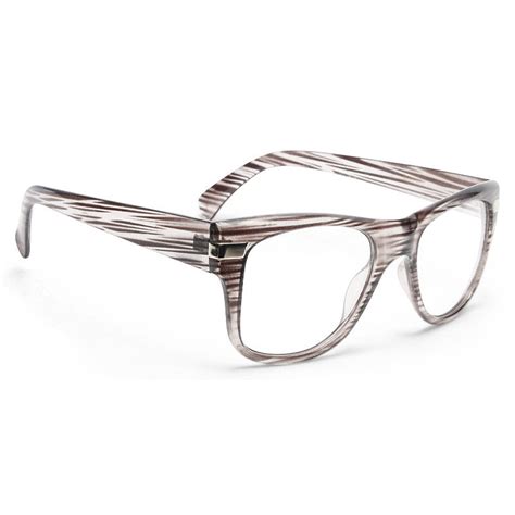 Augustine Large Clear Horn Rimmed Glasses Cosmiceyewear