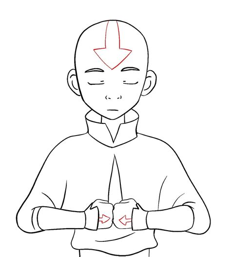 How To Draw Aang Avatar The Last Airbender Draw Central Avatar Cartoon How To Draw Aang