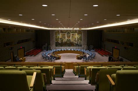 United Nations Security Council Room Editorial Stock Photo Image