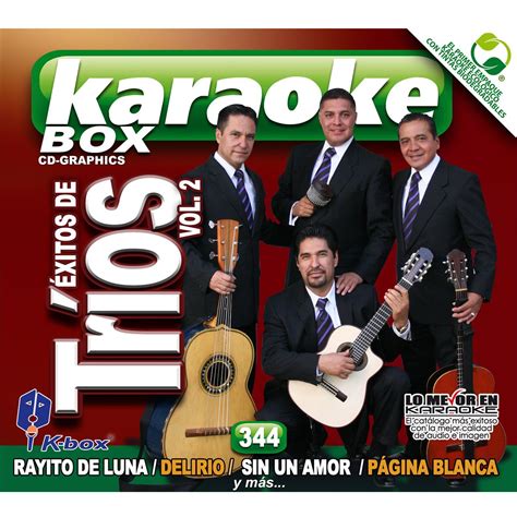 Cd Karaoke Box Éxitos De Los Trios Vol 2