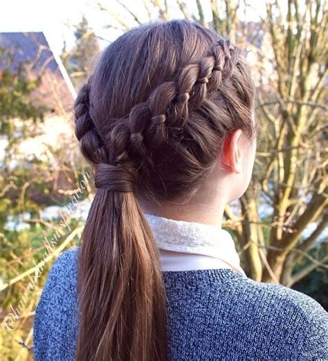 Carousel braid princess hairstyle for long hair romantic side swept lace braid tutorial. Popular on Pinterest: The 4-Strand Dutch Braid - Hair How To - Livingly