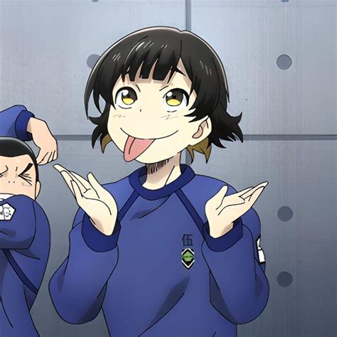 𝘐𝘴𝘢𝘨𝘪 𝘠𝘰𝘪𝘤𝘩𝘪 𝘢𝘯𝘥 𝘉𝘢𝘤𝘩𝘪𝘳𝘢 𝘔𝘦𝘨𝘶𝘳𝘶 𝘉𝘭𝘶𝘦 𝘭𝘰𝘤𝘬 ♡ Anime Anime Characters Blue Anime
