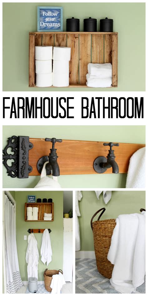 Rustic Farmhouse Bathroom Ideas The Country Chic Cottage