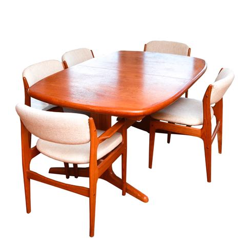 Danish Modern Teak Dining Set By Benny Linden Ebth