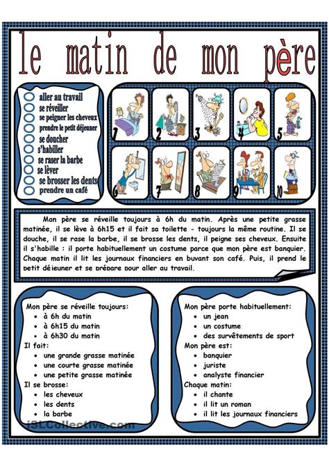 ️ma Routine Quotidienne Worksheet Free Download