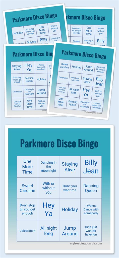 This event is open to laity and clergy. Parkmore Disco Bingo | Conference call bingo, Bingo cards, Bingo for kids