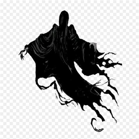 Transparent Dementor Png - Silhouette Harry Potter Dementor, Png