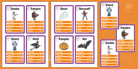 Whether it is the creeping socialism of joe. Halloween Character Card Game - halloween, top trump, cards