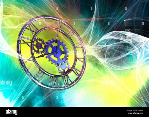 Analogue Clock Illustration Stock Photo Alamy