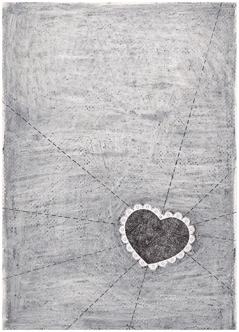 Black Heart With White Lace And Diagonal Pencil By Thewayhome