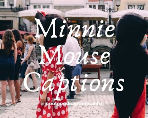 Take A Look At Minnie Mouse Instagram Captions Quotes