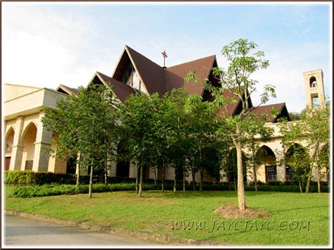 The very first catholic church in bukit mertajam, a small chapel, was built on top of the hill. St. Anne's Church, Bukit Mertajam: left-side front view ...