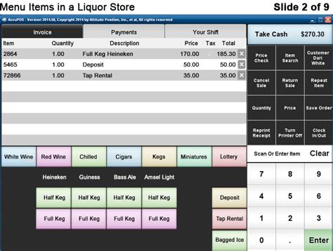 Retail Epos Software Screenshots And Demos From Accupos