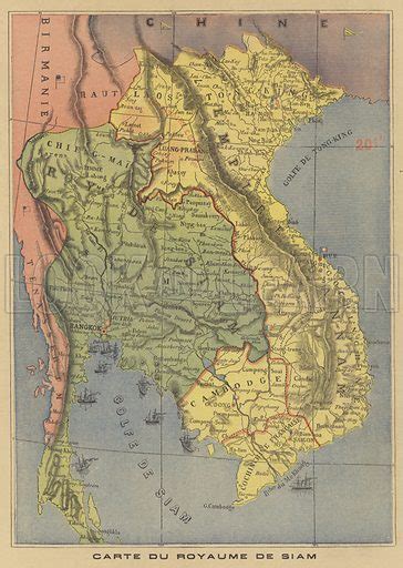 Kingdom Of Siam Map