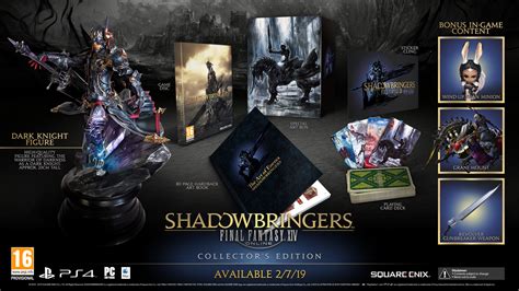 Ffxiv Shadowbringers Collectors Edition Pre Order Bonuses Detailed