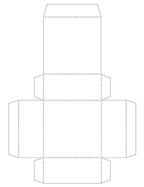 Folded Box Template