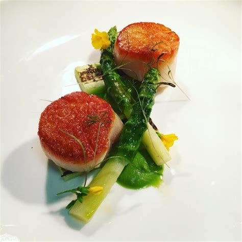 Wonderfully spicy shrimp appetizer recipes for your next get together. scallops | Food, Gourmet recipes, Food plating