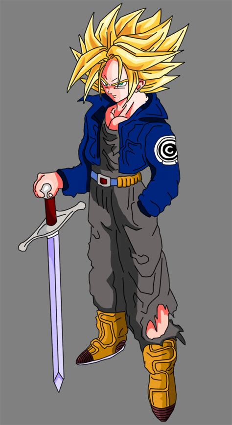 Super Saiyan Trunks By Ameyfire On Deviantart