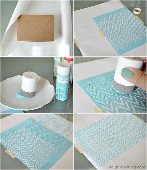 Diy Stenciled Wrapping Paper With Martha Stewart Crafts