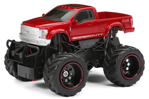 New Bright Rc 1 24 Scale Remote Control Truck Red Ford Super Duty 2 4ghz