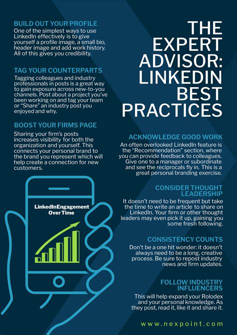 How To Best Utilize Linkedin Infographic Nexpoint