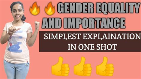 Gender Equality And Importance Youtube