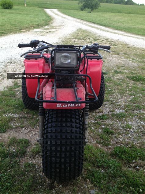 Specs for trim red backlit gauges. 1985 Honda 250 Es Big Red