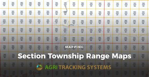 Section Township Range Maps Agri Tracking Systems
