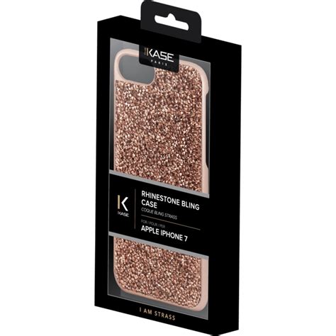Coque Bling Strass Pour Apple Iphone 66s78se 2020se 2022 Or Rose