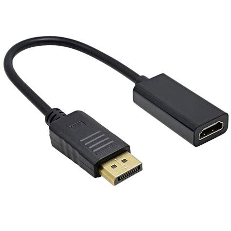 Display Port Laptopdesktop Dp To Hdmi Cable Hd Tv Hdmi 1080p Adapter