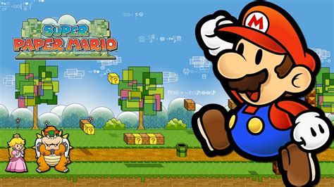 Download Video Game Super Paper Mario Hd Wallpaper