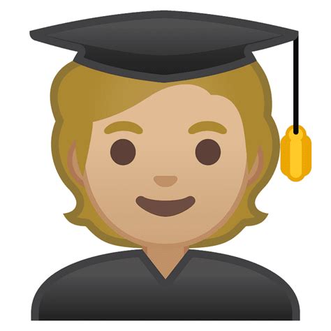 Female Graduate Student Apple Emoji Transparent Png S