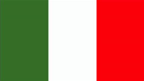 And the outer stripe is red. Italy Flag and Anthem - YouTube