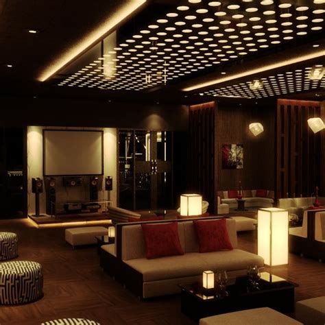 3d Realistic Interior Design For Hookah Lounge Sonstiges