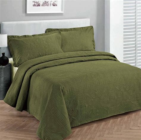 Dark Olive Green Comforter Pic Ola