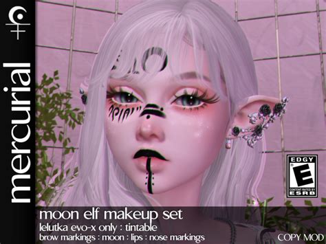 Second Life Marketplace Mercurial Moon Elf Makeup