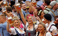 Oktoberfest 2016 sees beer flooding Britain as revellers raise their ...