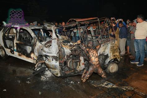 The Cng Tricycle Exploded Causing Three Other Passengers To Burn To