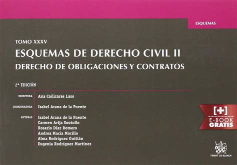 tomo xxxv esquemas de derecho civil ii derecho de obligaciones y contratos 2 edicion 2016 ana