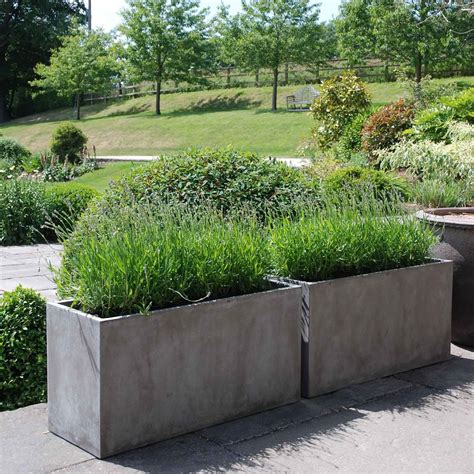 You may found another large rectangular planters outdoor better design ideas. Fresco Large Rectangle Planter - Harrod Horticultural