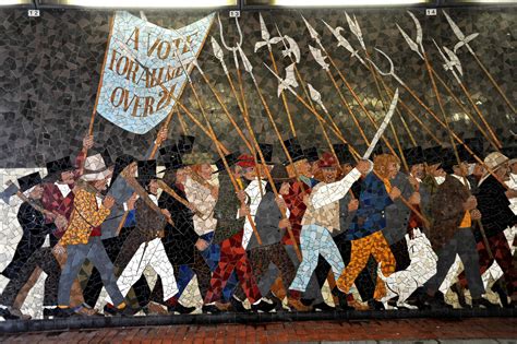 Chartist Mural John Frost Square Newport Wales Online