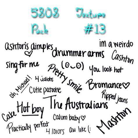 A username can only be registered and used one time only. 5sos Pack 2 by morganpollard-xo on DeviantArt