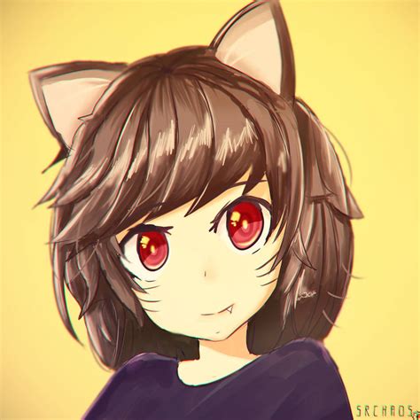 Anime Neko Girl By Agustophack On Deviantart