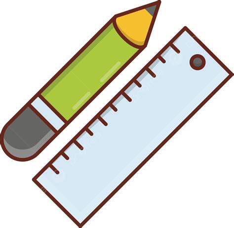 Ruler Pencil Tool Measure Vector Pencil Tool Measure Png And Vector