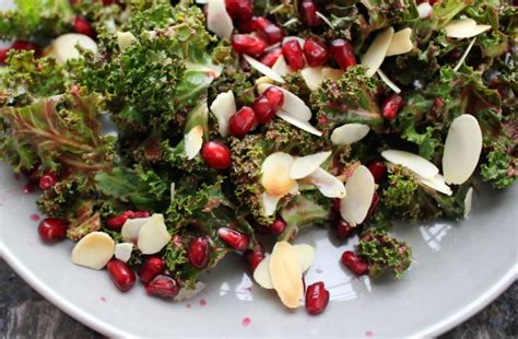 Kale And Pomegranate Salad Thewonkyspatula Com