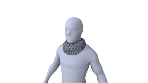 3d scarf shemag turbosquid 1333844
