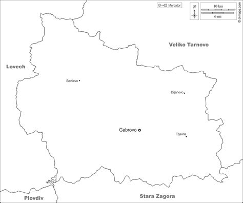 Gabrovo Free Map Free Blank Map Free Outline Map Free Base Map