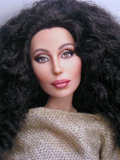 Cher Custom Painted Barbie Doll Repaint By Pamela Reasor Dolls