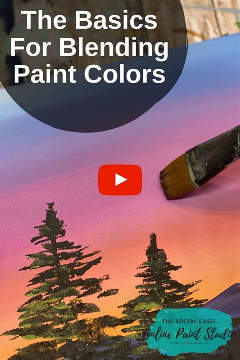 The Basics For Blending Acrylic Paint Colors Video Tutorial The